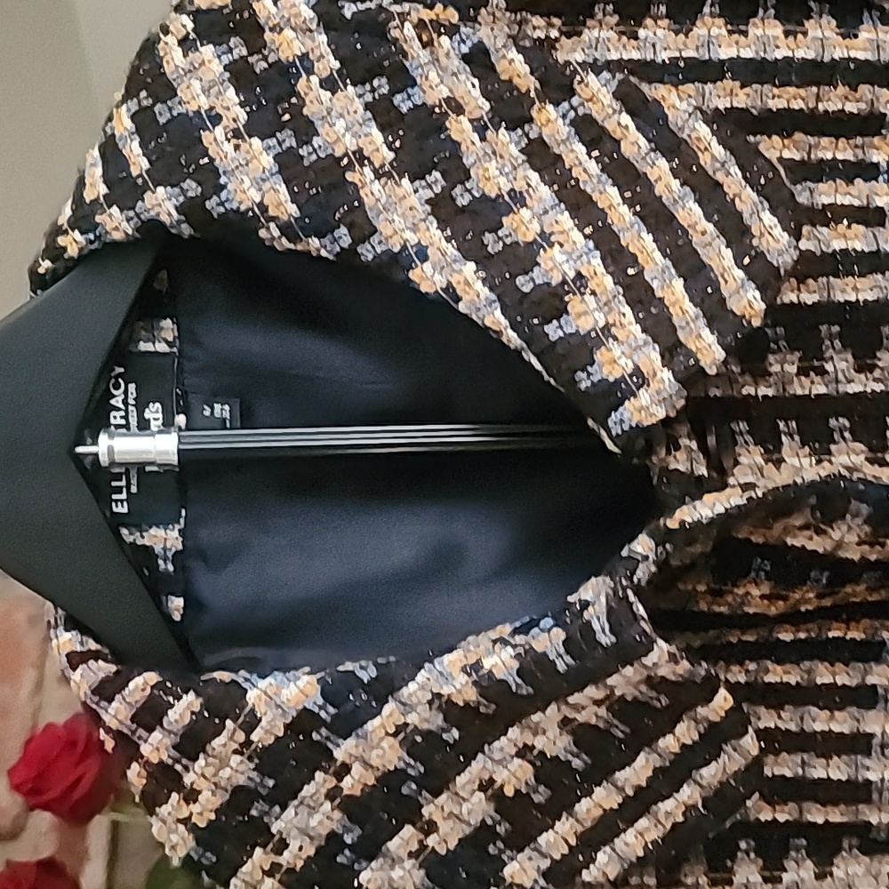 Ellen Tracy For Dillards Women's Tweed Blazer - Picture 11 of 12